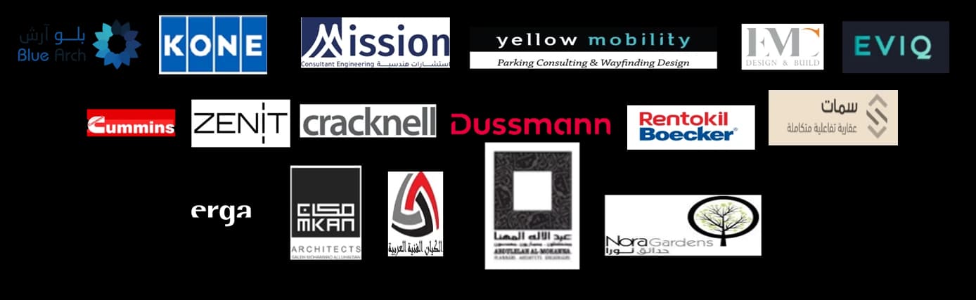 Operating and consulting partner logos across Aseel’s portfolio
